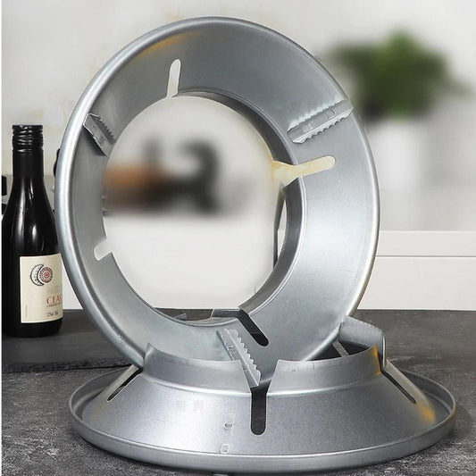 Gas Stove Cover Disk (Pack of 2) – Windproof & Energy-Saving Stove Bracket | NISHU Superstores