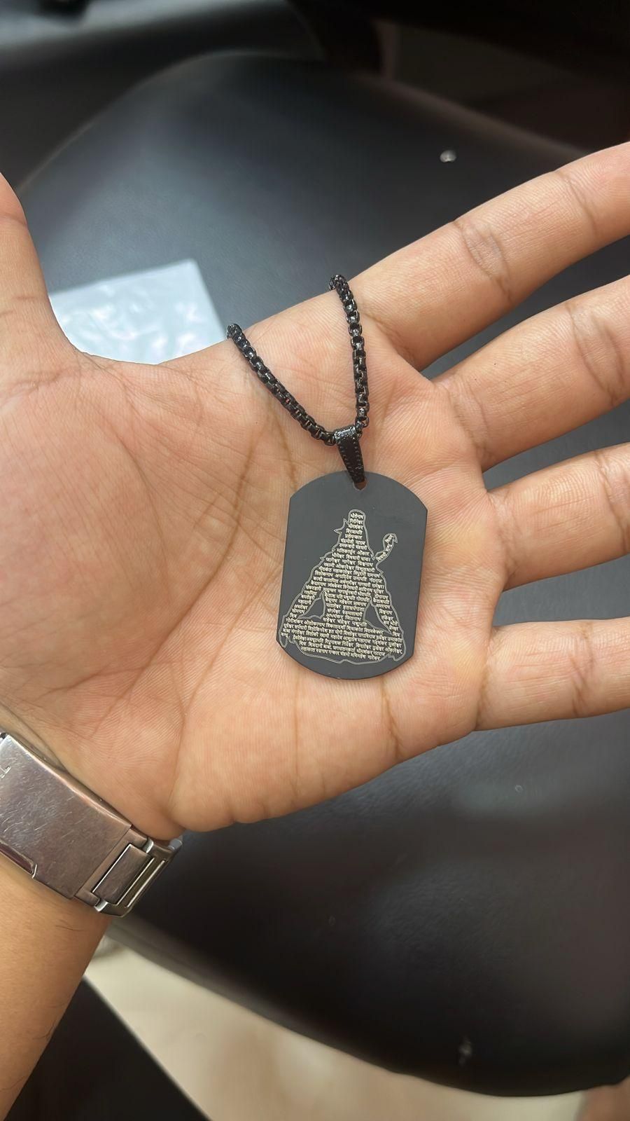 Mahadev Lord Shiva Pendant with 12 Jyoti ling Chain – Spiritual Jewelry | NISHU Superstores