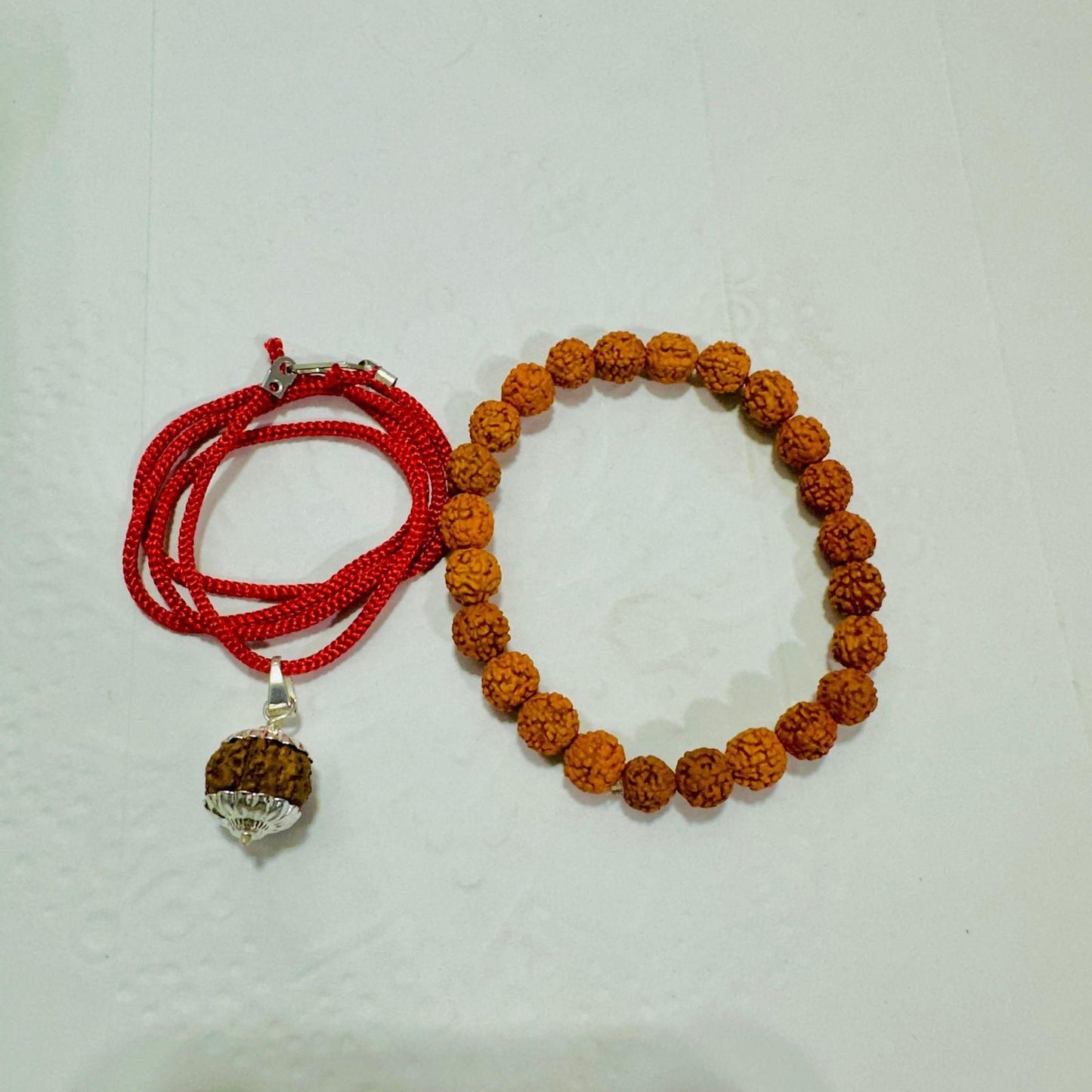 Maha Shivratri Combo: 5 Mukhi Rudraksha with Bracelet | NISHU Superstores