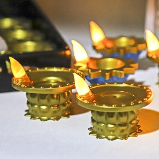 Water Pouring Diya LED Light – Decorative Spiritual Lamp for Home & Festivals | NISHU Superstores