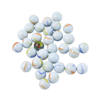 Classic Glass Marbles Pack of Approx 30 Pcs | Colorful Traditional Playing Marbles for Kids & Games – NISHU Superstores