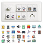 3D Premium Switch Stickers (Set of 149) – Decorative & Waterproof | NISHU Superstores