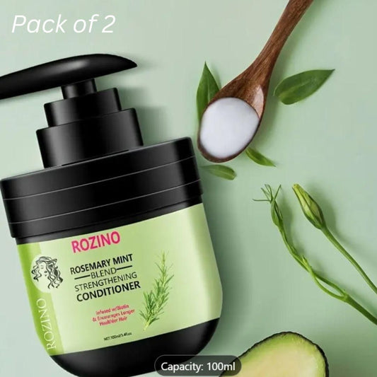 Rosemary Mint Leave-In Conditioner (Pack of 2) – Nourish & Strengthen Hair | NISHU Superstores