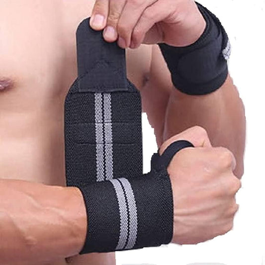 Wrist Band Straps with Thumb Loop for Gym – Weightlifting Support (Pack of 1) | NISHU Superstores