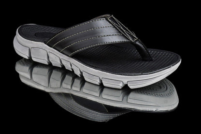 AM PM Genuine Leather Men's Slippers | Daily Wear Comfort & Style | NISHU Superstores