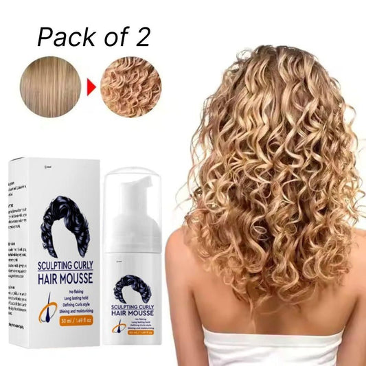 Sculpting Curly Hair Mousse – 100ML (Pack of 2) | Define, Hold & Shine | NISHU Superstores