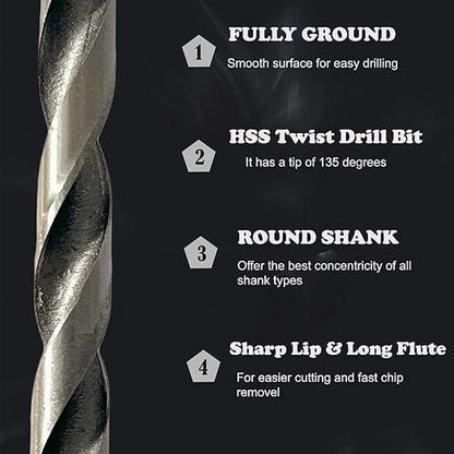 Drill Bit Set – 13-Piece High-Speed Steel Drill Bits | NISHU Superstores