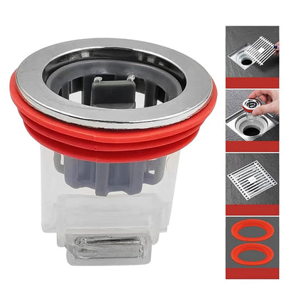 Plastic Odour Proof Floor Drain Sink Drain | Anti-Smell Drain Cover for Toilet, Bathroom & Kitchen (1 Pc) | Easy Install | NISHU Superstores