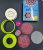 Rangoli Making Kit with Magic Tool (4 inch) – Easy Rangoli Design Set | NISHU Superstores