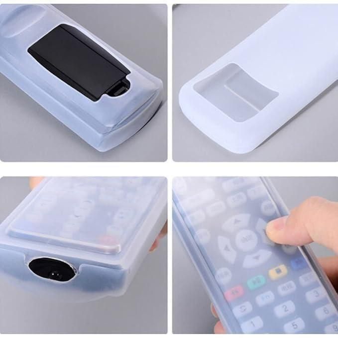 Transparent Silicone TV Remote Cover Dustproof (3 Pcs) – Protective & Anti-Slip | NISHU Superstores