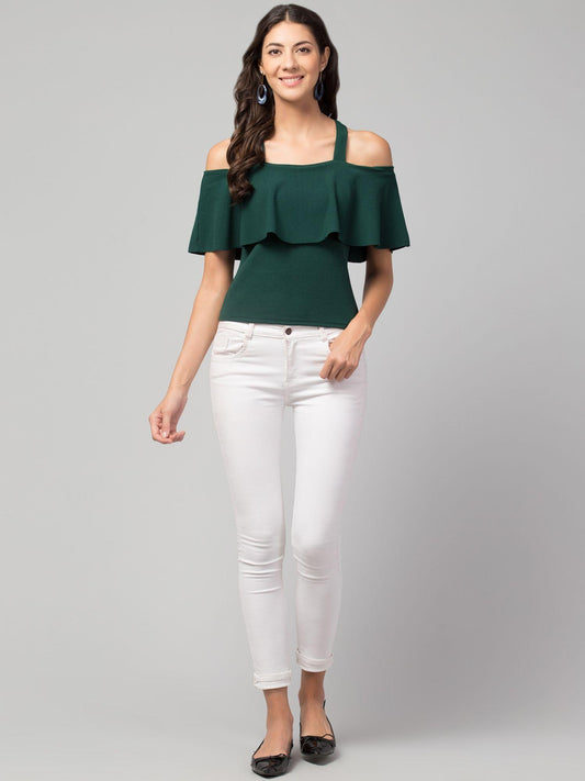 Airbiter Cotton Blend Solid Tops for Women – Stylish & Comfortable | NISHU Superstores