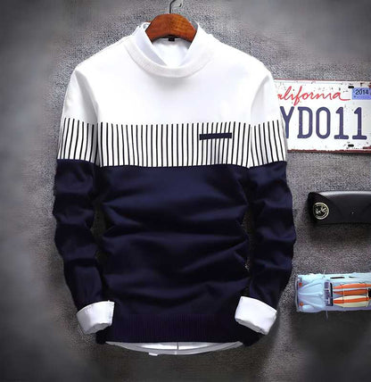 Cotton Blend Color Block Full Sleeves T-Shirts for Men | Stylish & Comfortable | NISHU Superstores