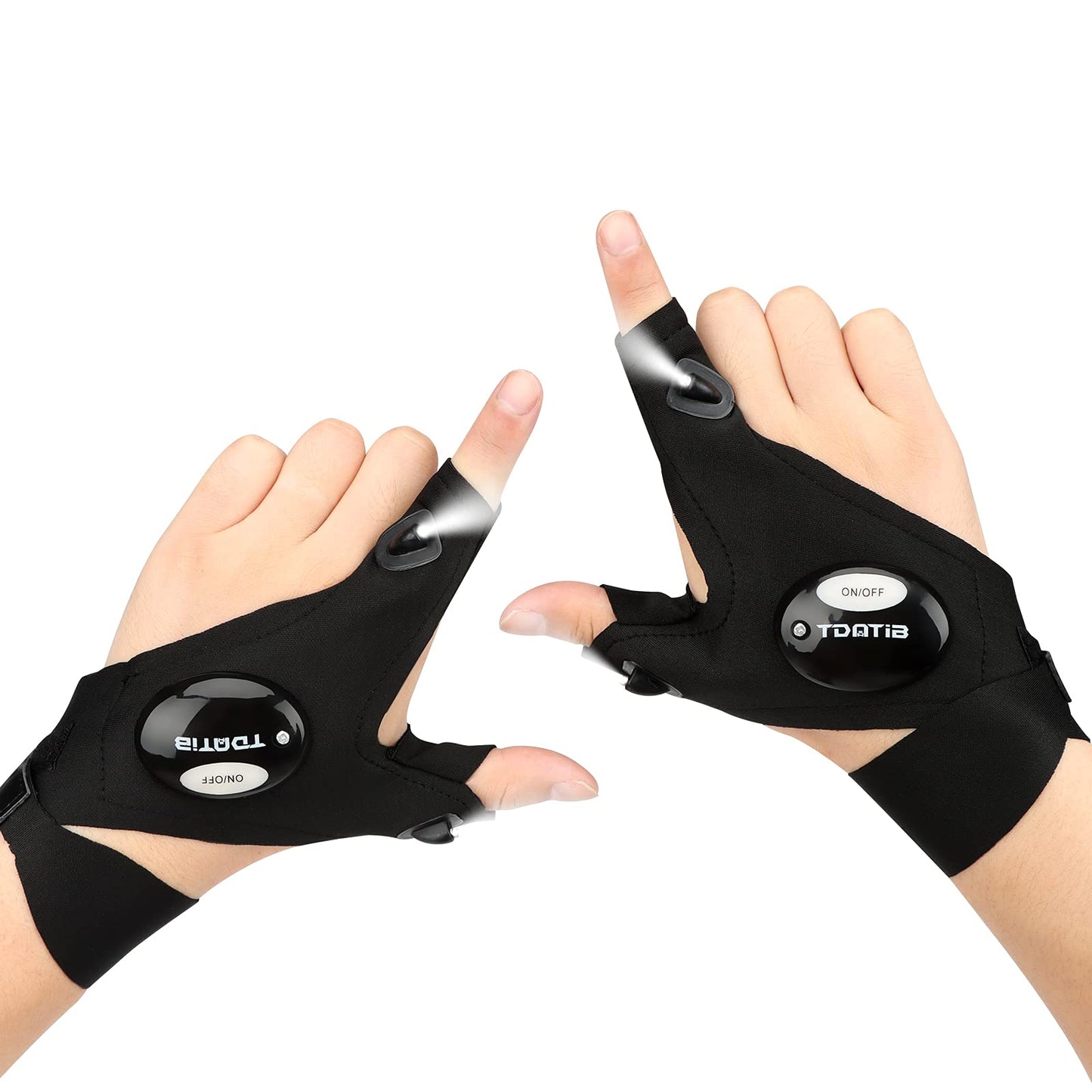 LED Flashlight Gloves for Men | Hands-Free Light Gloves for Repair, Camping, Fishing & Night Work (1 Pair) – NISHU Superstores