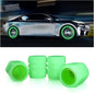 Tyre Valve Caps Luminous Glow for Car Tires – Air Stem Valve Cap Covers (4 Pcs) | NISHU Superstores
