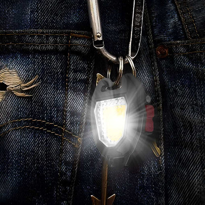 Mini Magnetic LED Keychain Light – Super Bright & Portable Emergency Torch | NISHU Superstores