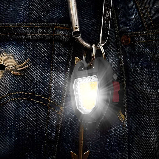 Mini Magnetic LED Keychain Light – Super Bright & Portable Emergency Torch | NISHU Superstores