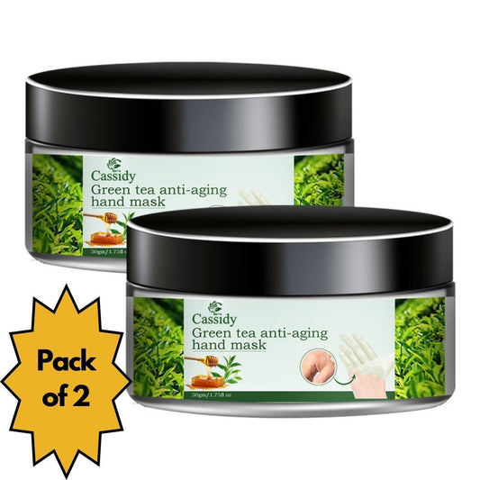 CASSIDY Green Tea Anti Aging Hand Mask 50gm (Pack of 2) – Hydrating & Rejuvenating | NISHU Superstores