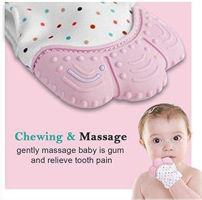 Silicone Teether Glove for Babies – Self-Soothing Teething Toy | NISHU Superstores