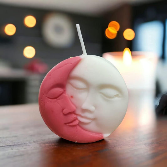 Sun & Moon Double Shade Hand-Poured Soy Wax Scented Candles – Pack of 2 | NISHU Superstores