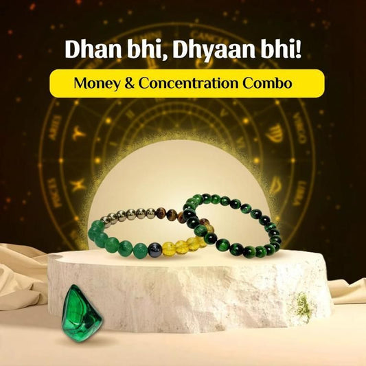 Money & Concentration Bracelet | Wealth & Focus Energy Jewelry | NISHU Superstores