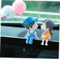 Cute Cartoon Couple Car Decoration – Romantic Dashboard Showpiece | NISHU Superstores