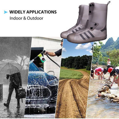 Waterproof Rain Shoe Covers – Secure Button Closure, Durable & Reusable | NISHU Superstores
