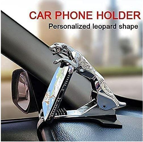 Jaguar Design HUD Car Mobile Phone Holder – Stylish & Secure Dashboard Mount | NISHU Superstores
