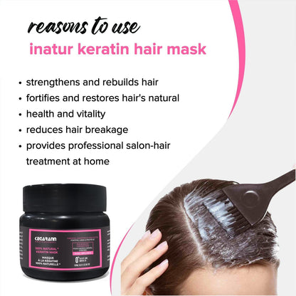 Ultra Repairing Keratin Hair Mask (Pack of 2) – Deep Nourishment for Damaged Hair | NISHU Superstores