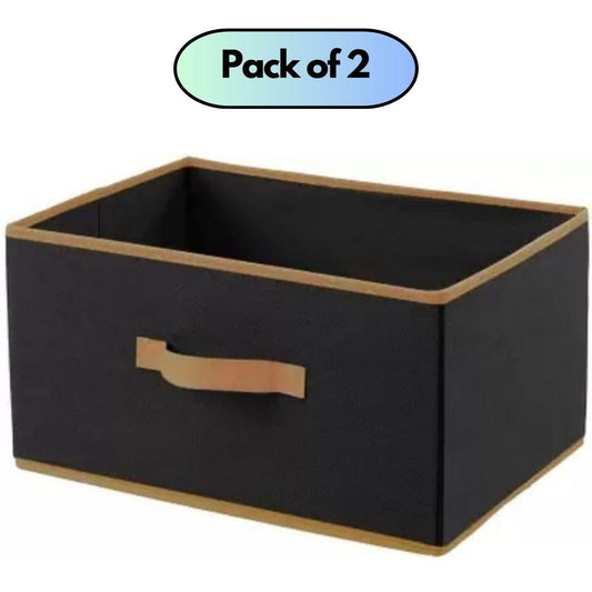 Multifunctional Fabric Storage Multifunctional Fabric Storage Drawer Basket (Pack of 2) – Foldable & Space-Saving | NISHU Superstores