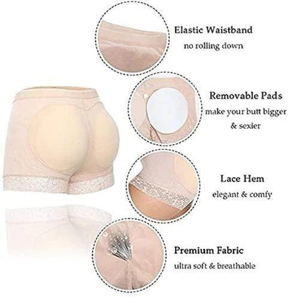 Waist Seamless Padded Butt Lifter Panties for Women | NISHU Superstores