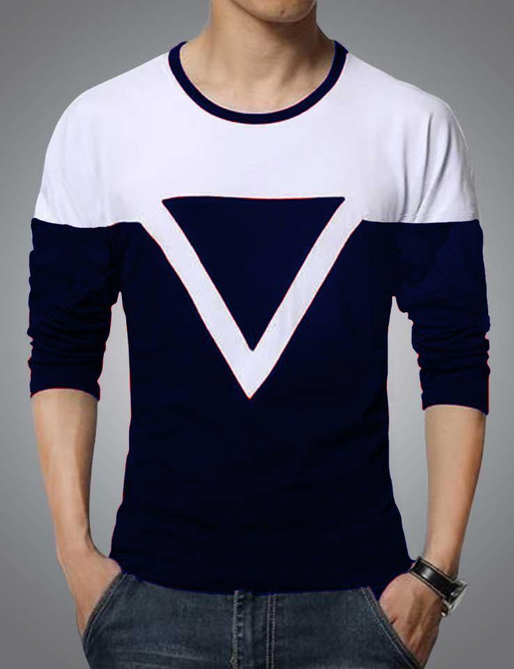Men’s Striped Full Sleeves T-Shirt | Cotton Blend Comfort Wear | NISHU Superstores