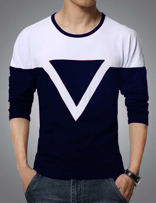 Men’s Striped Full Sleeves T-Shirt | Cotton Blend Comfort Wear | NISHU Superstores