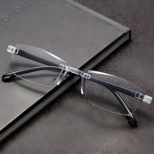 Progressive Anti-Blue Reading Glasses +2.5 | Dual-Use Far & Near Vision | NISHU Superstores