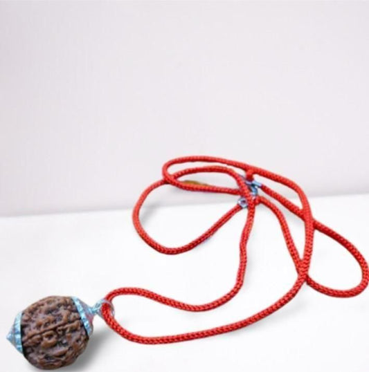 7 Mukhi Rudraksha Silver Capped Pendant – Spiritual Energy & Positive Vibes | NISHU Superstores