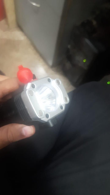 Portable Rechargeable Torch – LED Flashlight with Long-Lasting Battery | NISHU Superstores
