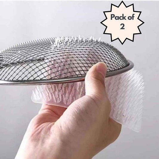 Silicone Kitchen Cleaning Scrubber (Pack of 2) – Reusable & Non-Scratch Tools | NISHU Superstores