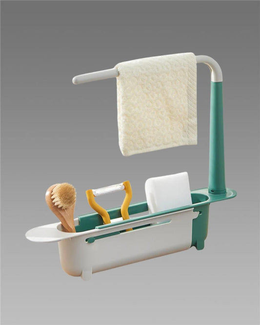 Adjustable Sink Organizer – Space-Saving Kitchen Storage Solution | NISHU Superstores