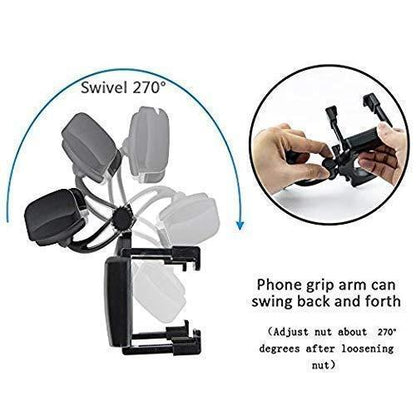 Multifunctional Rearview Mirror Phone Holder – Secure & Adjustable Car Mount | NISHU Superstores