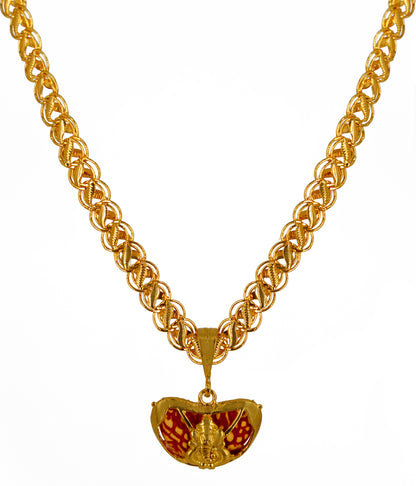 Luxurious Men’s Gold Plated Pendant with Chain Vol 2 – Stylish Fashion Jewelry | NISHU Superstores