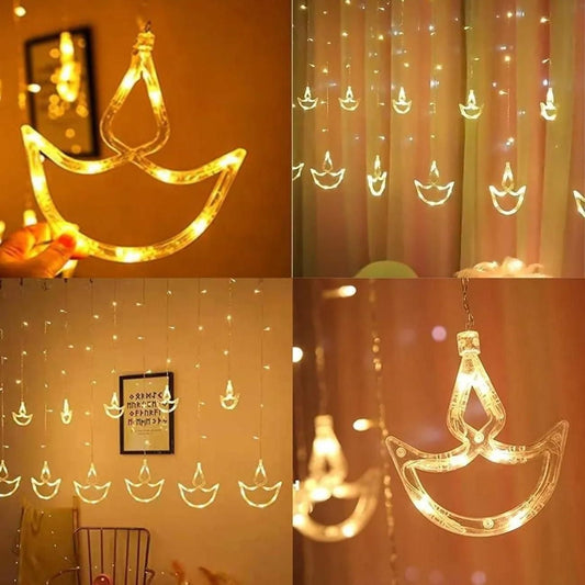 Mode Controller Curtain String LED Lights – Home & Diwali Decoration | NISHU Superstores