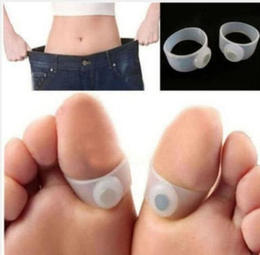 2 Pieces Magnetic Slimming Rings – Toe Rings for Weight Loss & Metabolism Boost | NISHU Superstores