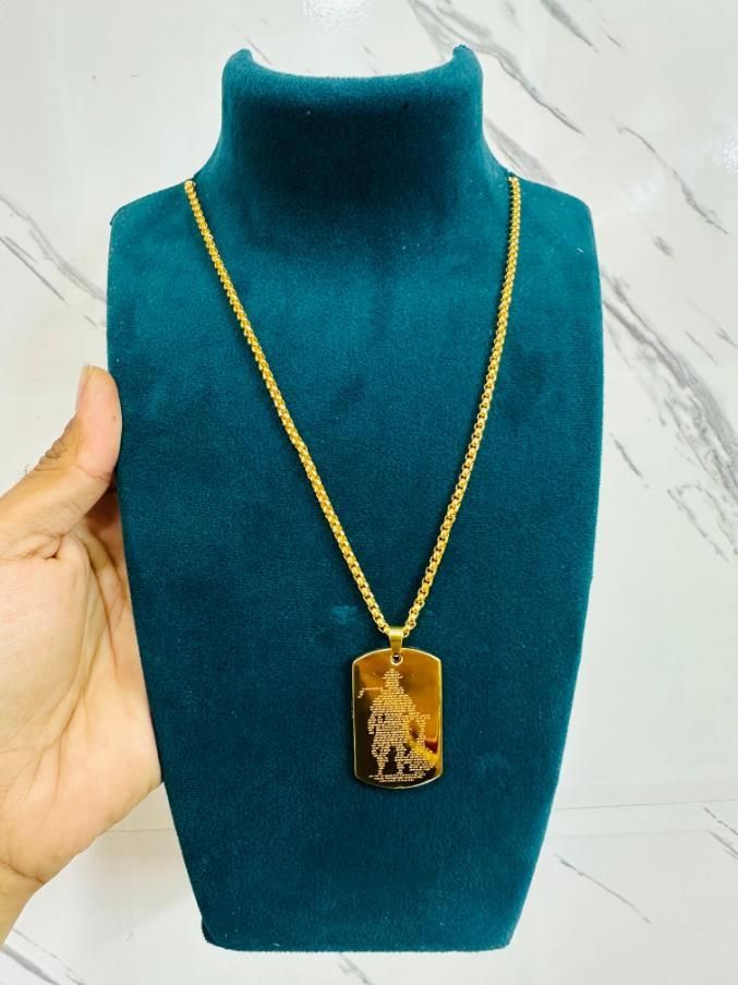 Hanuman Chalisa Pendant with Chain | NISHU Superstores
