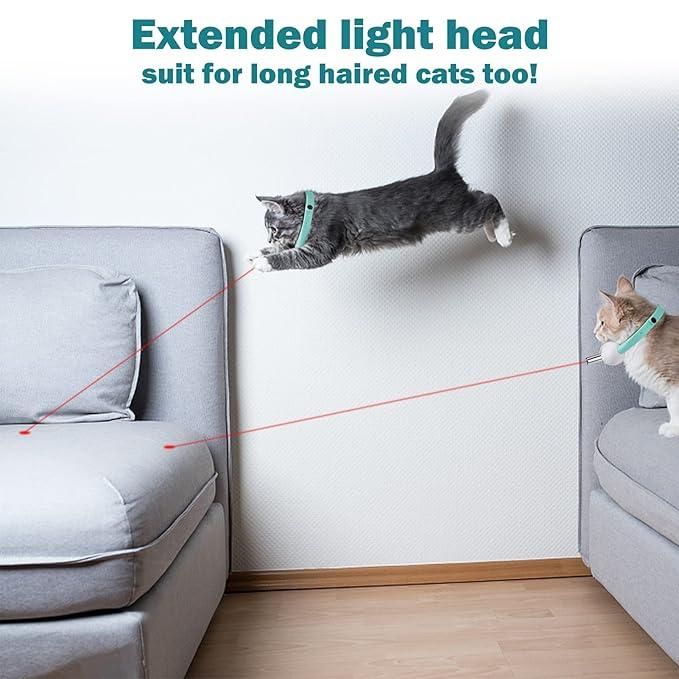 Pet Laser Collar Toy – Automatic Self-Teasing Laser Chase for Cats & Dogs | NISHU Superstores