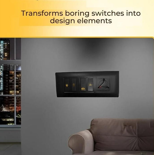 Gold Switch Stickers – Decorative Wall & Switch Cover | NISHU Superstores