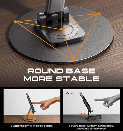 Mobile Phone Stand with 360° Rotation – Adjustable Height & Angle | NISHU Superstores