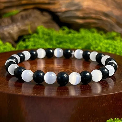 Vintage Boho Stretch Energy Wristband (Pack of 1) – Stylish & Spiritual Accessory | NISHU Superstores