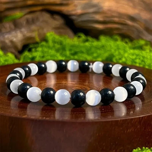 Vintage Boho Stretch Energy Wristband (Pack of 1) – Stylish & Spiritual Accessory | NISHU Superstores