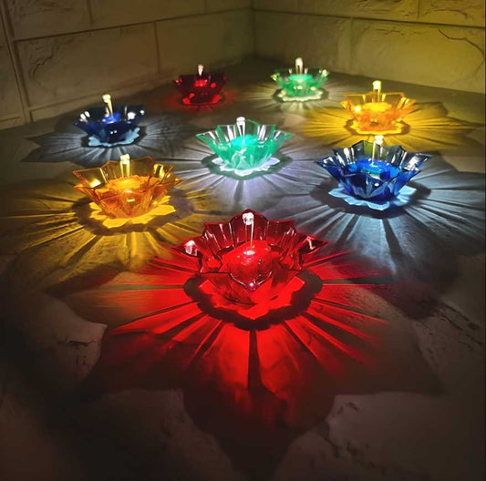 Electric Water Sensor LED Diyas Candle – Reflection Lights (Pack of 6/12/24) | NISHU Superstores