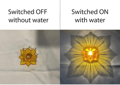Electric Water Sensor LED Diyas Candle – Reflection Lights (Pack of 6/12/24) | NISHU Superstores