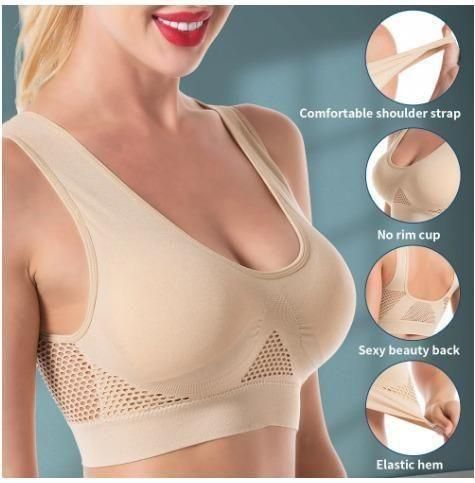 BD Women's Multicolor Air Bra Pack of 3 | Free Size Comfort Fit | NISHU Superstores
